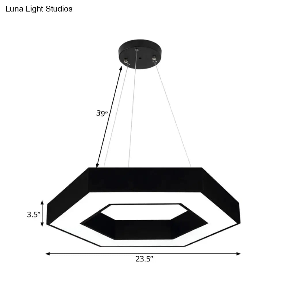 Honeycomb Led Pendant Light In Contemporary Green/Blue/Red With White/Warm/Natural Glow