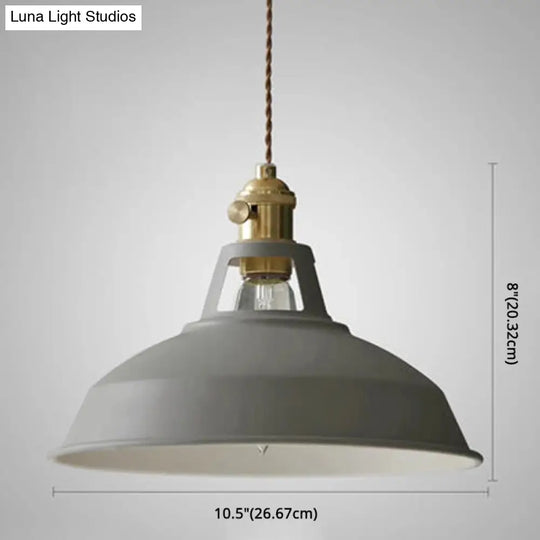 Contemporary Metal Barn Pendant Light Fixture For Restaurants