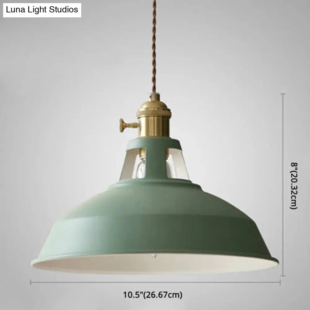 Contemporary Metal Barn Pendant Light Fixture For Restaurants