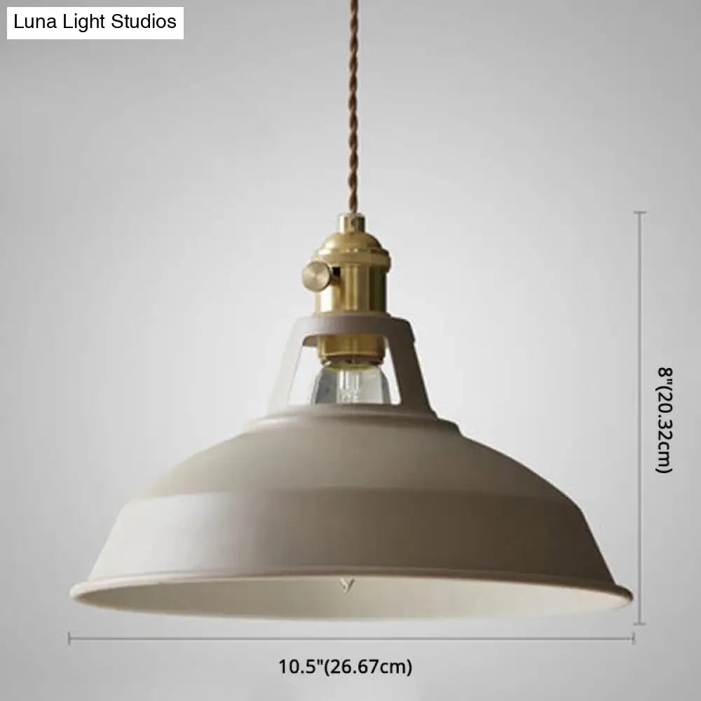 Contemporary Metal Barn Pendant Light Fixture For Restaurants