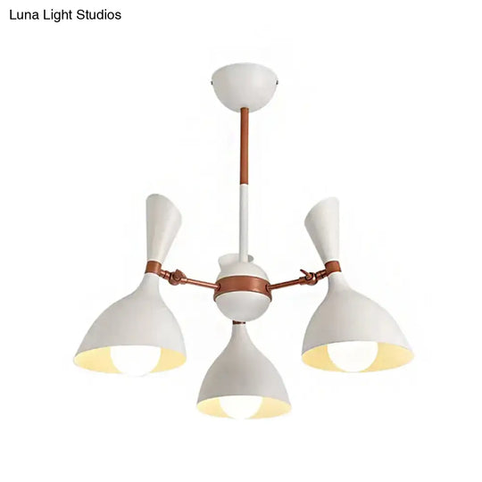 Contemporary Monochrome Kindergarten Pendant Chandelier For Living Room