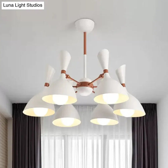 Contemporary Monochrome Kindergarten Pendant Chandelier For Living Room