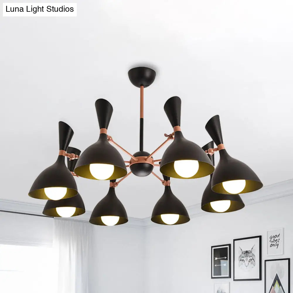 Contemporary Monochrome Kindergarten Pendant Chandelier For Living Room