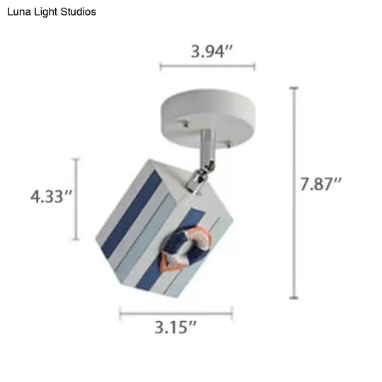 Contemporary Rotatable Rectangular Metal Gallery Ceiling Mount Spotlight With High Brightness