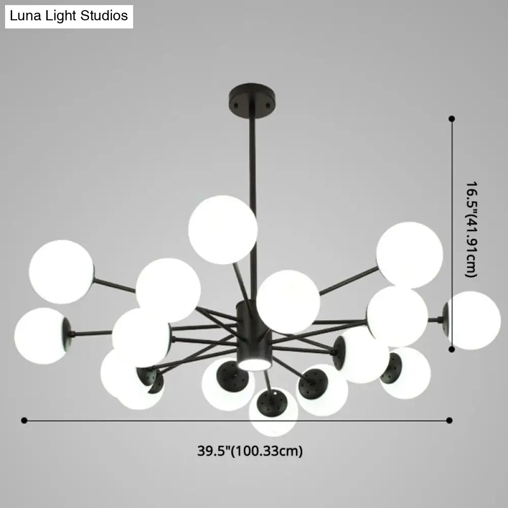 Contemporary Glass Chandelier Light For Living Room Ceiling