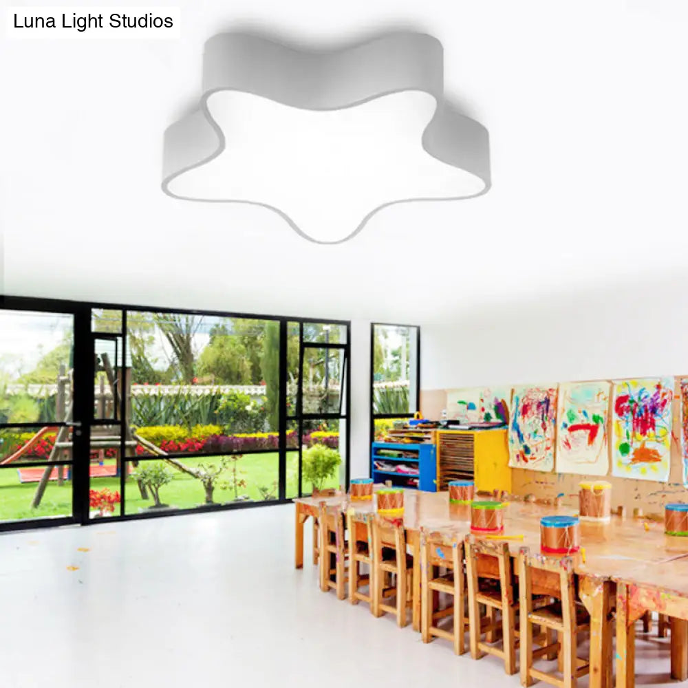 Contemporary Star Ceiling Light For Boys And Girls Bedroom