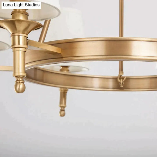 Copper Round 6 - 8 Light Chandelier For Bedroom Kitchen Dining Room Living