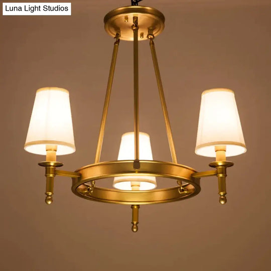 Copper Round 6 - 8 Light Chandelier For Bedroom Kitchen Dining Room Living