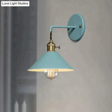 Copper Wall Lamp Nordic Lamp Macaron Wall Lamp Color Children’s Room Bedside Lamp Creative Personality Wall Lamp Copper