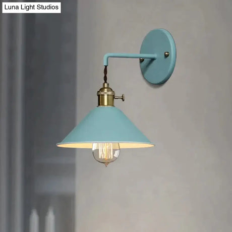 Copper Wall Lamp Nordic Lamp Macaron Wall Lamp Color Children’s Room Bedside Lamp Creative Personality Wall Lamp Copper