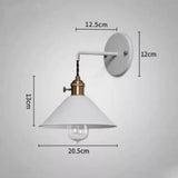 Copper Wall Lamp Nordic Macaron Color Children’s Room Bedside Creative Personality White / 5 Wled