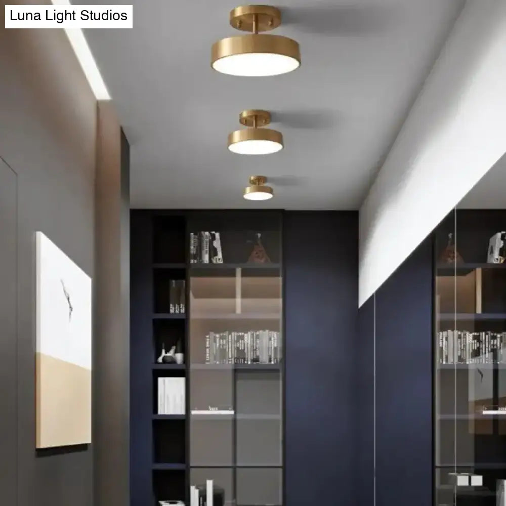 Creative Aisle Light Corridor Stairs Full Copper Lamp Ceiling