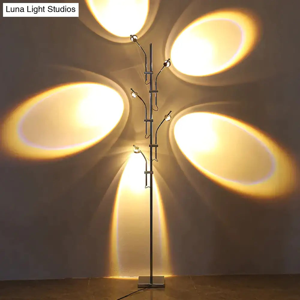 Creative Background Wall Sunset Atmosphere Lamp Floor Warm Light / 5-Heads Floor Lamp Lamps