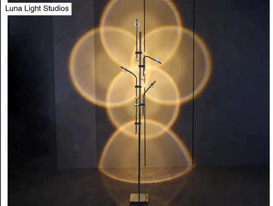 Creative Background Wall Sunset Atmosphere Lamp Floor Lamps