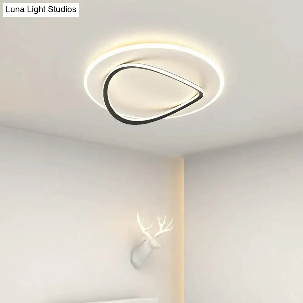 Creative Bedroom Master Lamp Minimalist Round Restaurant Room Ceiling Led Lamps