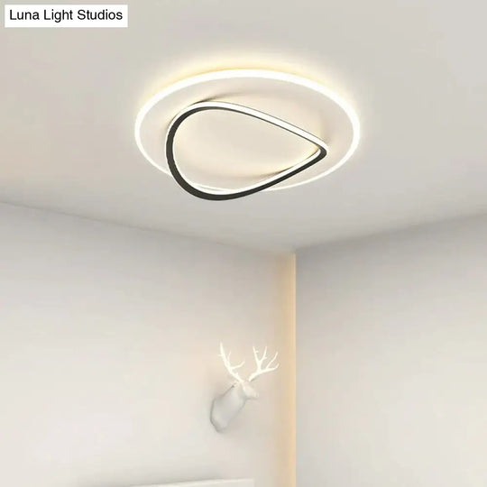 Creative Bedroom Master Lamp Minimalist Round Restaurant Room Ceiling Led Lamps