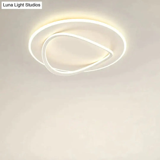 Creative Bedroom Master Lamp Minimalist Round Restaurant Room Ceiling Led Lamps