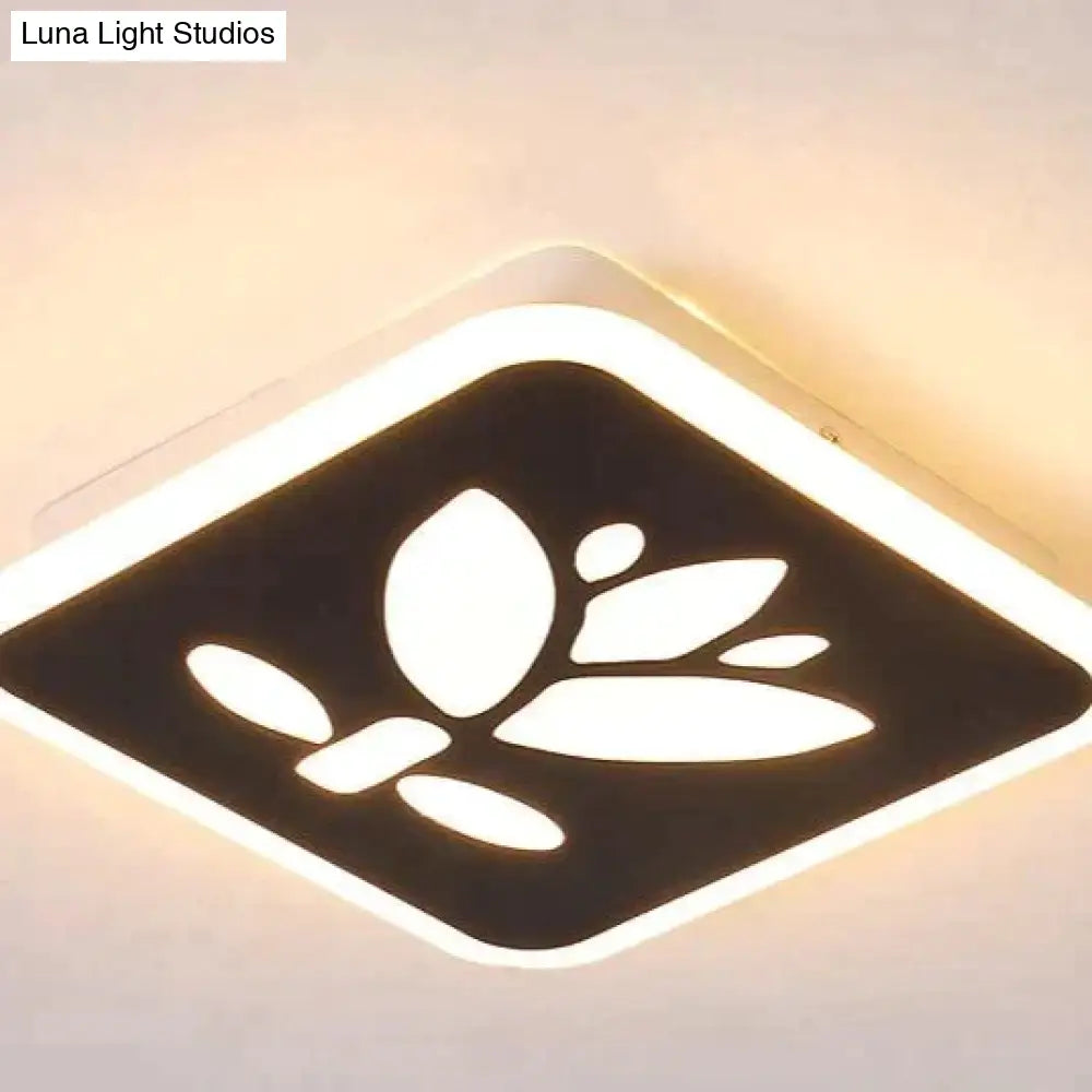 Creative Black And White Square Street Lamp Household Ceiling