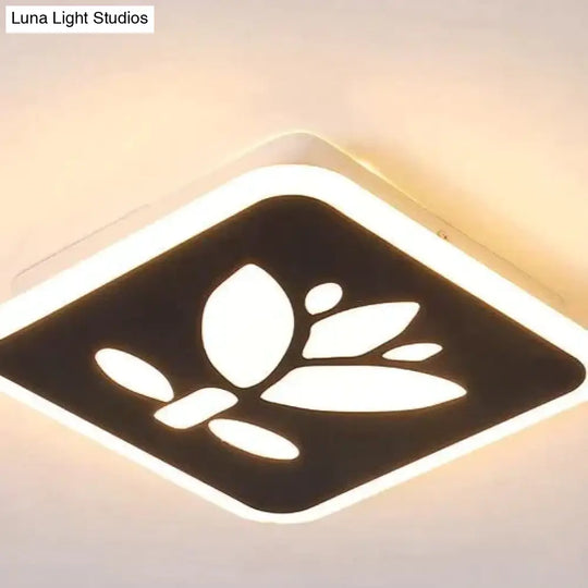 Creative Black And White Square Street Lamp Household Ceiling