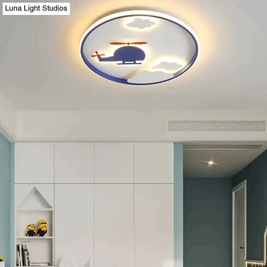 Creative Cloud Plane Bedroom Ceiling Lamp