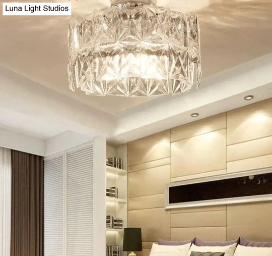 Creative Crystal Ceiling Lights For Corridor Bedroom Dining Room Cafe Hall Home Lighting Modern Led