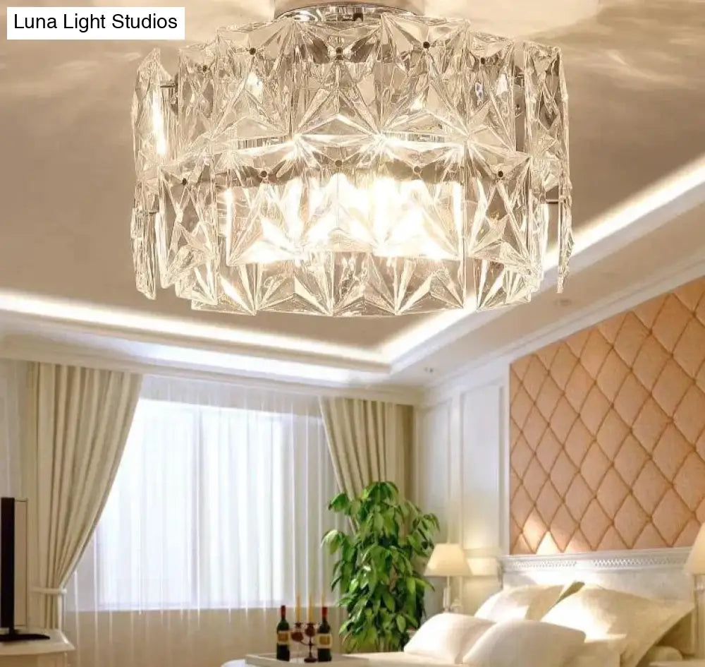 Creative Crystal Ceiling Lights For Corridor Bedroom Dining Room Cafe Hall Home Lighting Modern Led