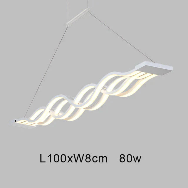 Creative Modern LED Pendant Lights Kitchen Acrylic lron Suspension Hanging Ceiling Lamp For Dinning Room Lamparas Colgantes