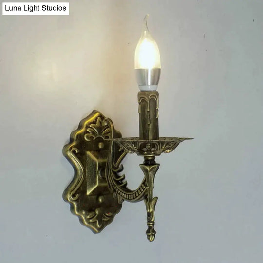 Creative Retro European Wall Light Copper