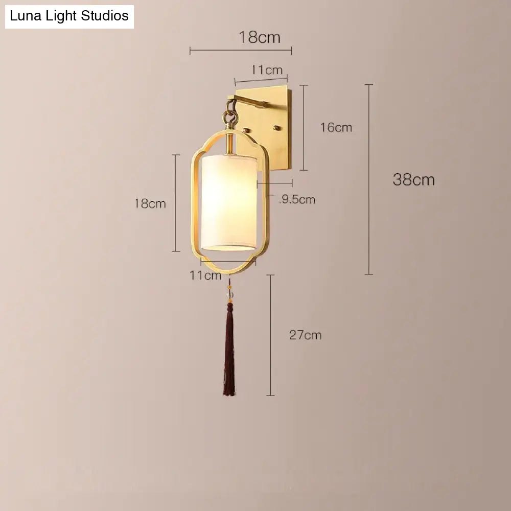 Creative Wall Lamp Bedroom Bedside Background Copper Lamps