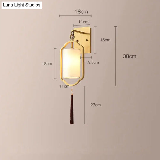 Creative Wall Lamp Bedroom Bedside Background Copper Lamps