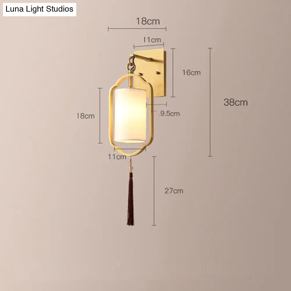 Creative Wall Lamp Bedroom Bedside Background Copper Lamps