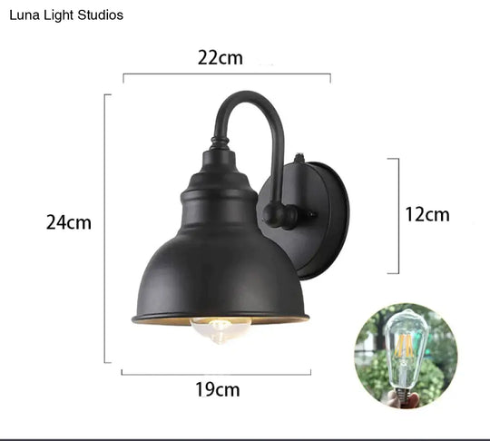 Cross Border Retro Outdoor Wall Lamp Waterproof Courtyard Villa Balcony Exterior Gate Manufacturer