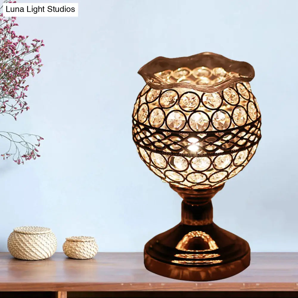 Cursa - Crystal-Encrusted Table Lamp