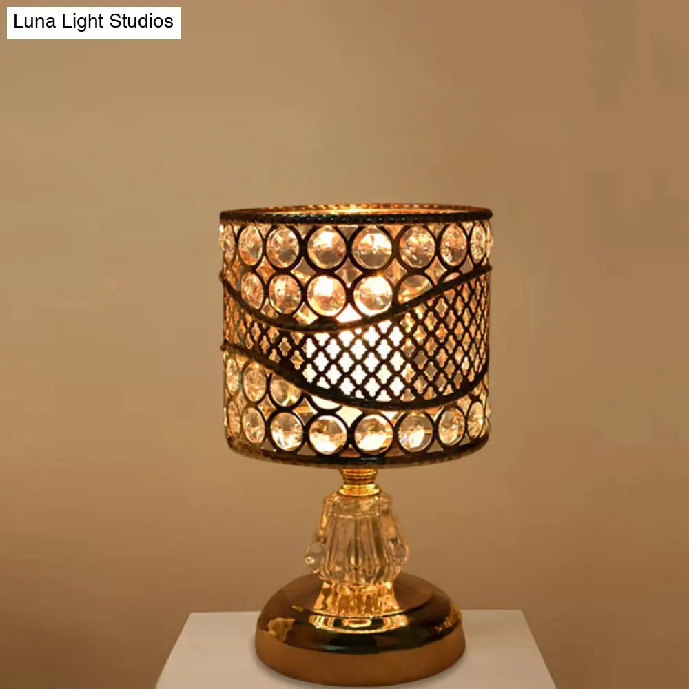 Cursa - Crystal-Encrusted Table Lamp