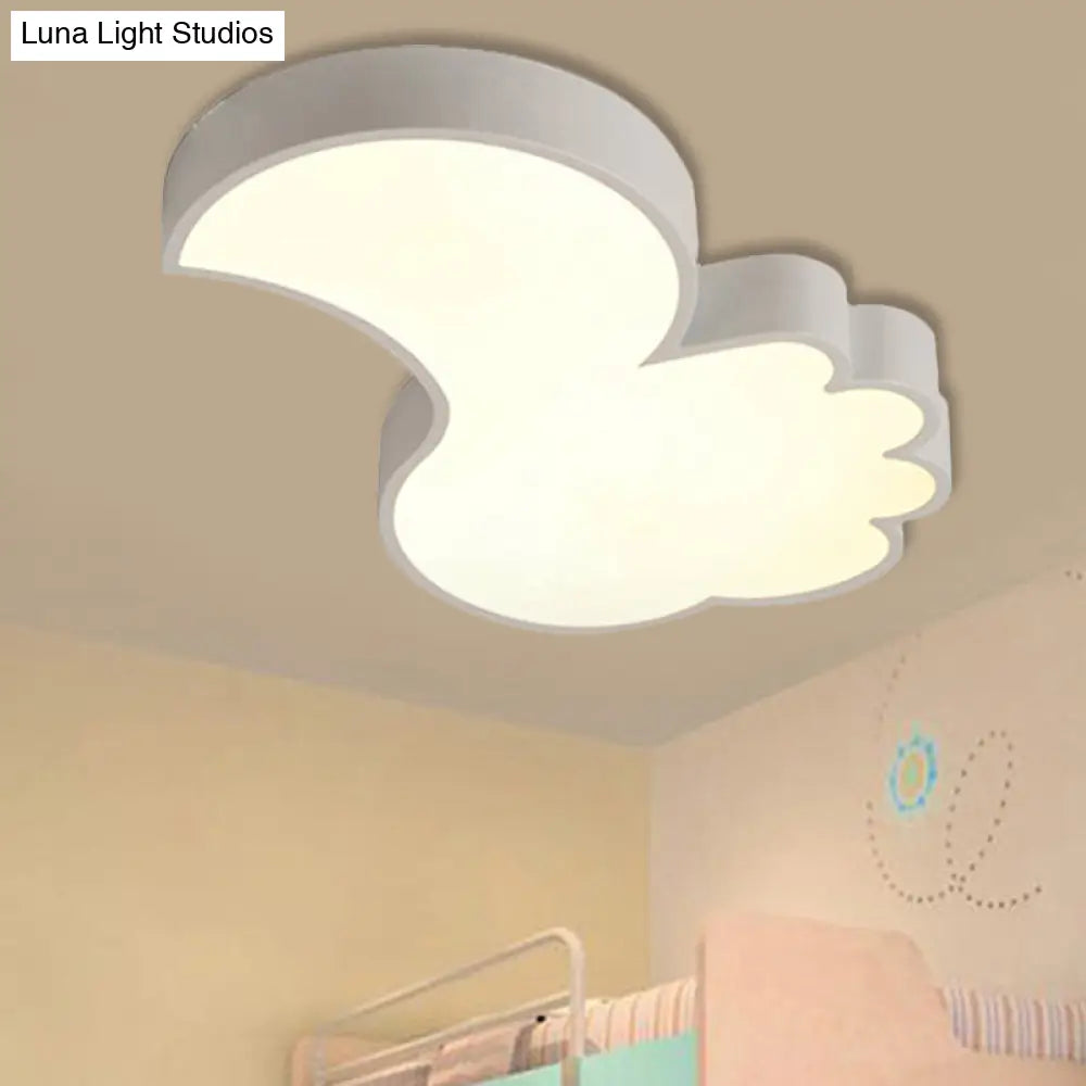 Cute Thumbs - Up Led Ceiling Lamp For Energy - Saving Study Room Lighting