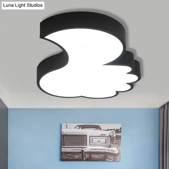 Cute Thumbs - Up Led Ceiling Lamp For Energy - Saving Study Room Lighting