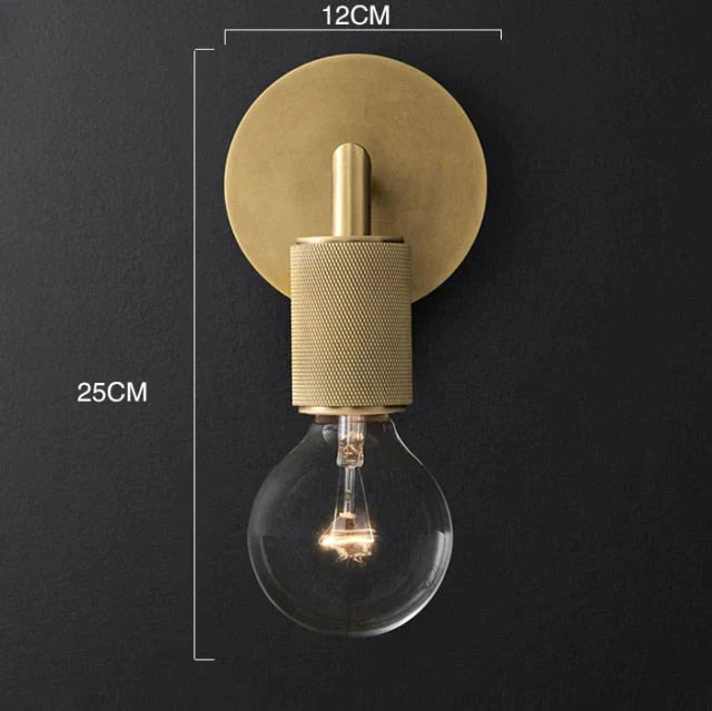 Darlene | Gold Wall Sconce A / 110V Lamp