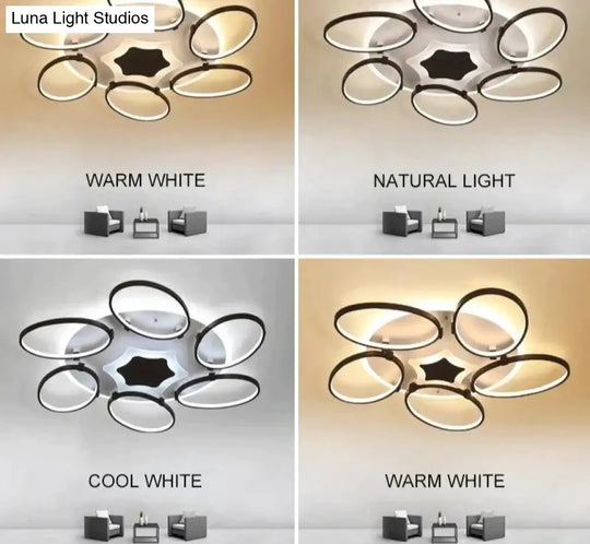 Dimmable Modern Led Ceiling Lights For Living Room Bedroom Home Lighting Kids Lamp Surface Mount