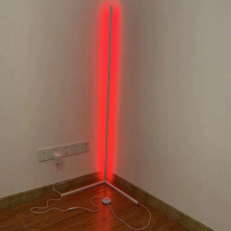 Dimming Black White Floor Lamp Modern Rgb Remote Led Lamps Standing Simple Corner Standing Light