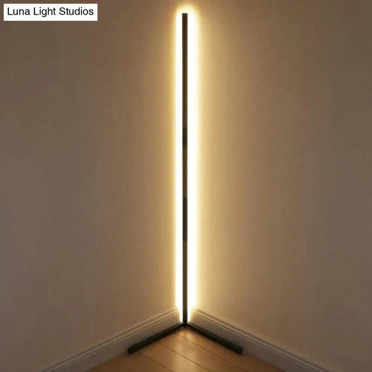 Dimming Black White Floor Lamp Modern Rgb Remote Led Lamps Standing Simple Corner Standing Light