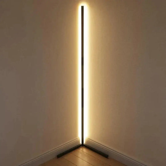 Dimming Black White Floor Lamp Modern Rgb Remote Led Lamps Standing Simple Corner Standing Light