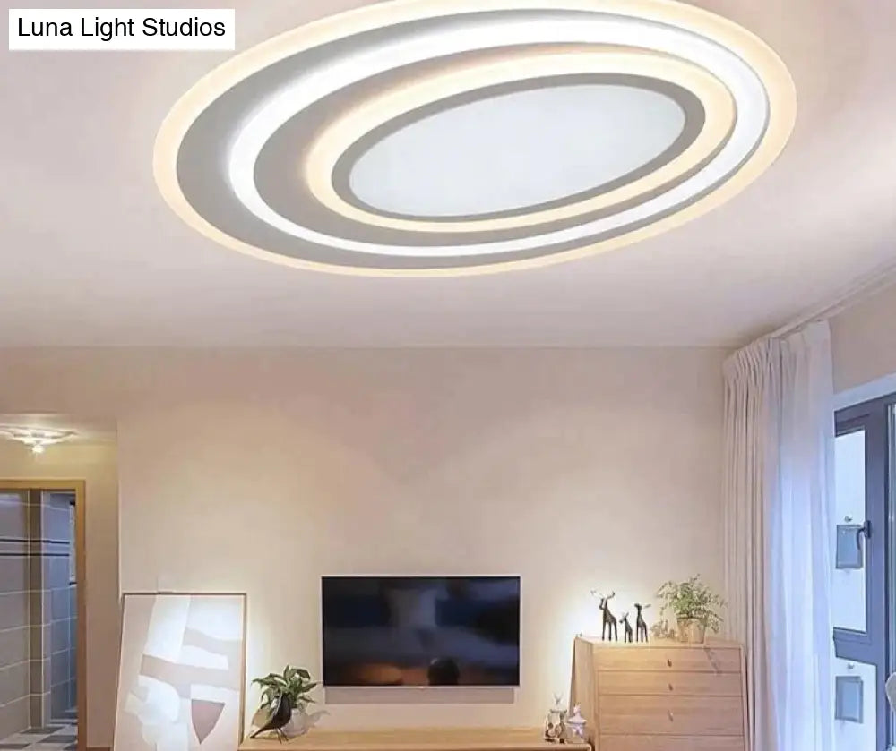 Dimming+Remote Control Modern Led Ceiling Lights For Living Room Bedroom 3 Color Temperature New