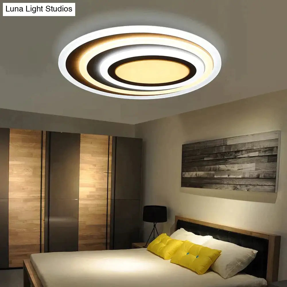 Dimming + Remote Control Modern Led Ceiling Lights For Living Room Bedroom 3 Color Temperature New