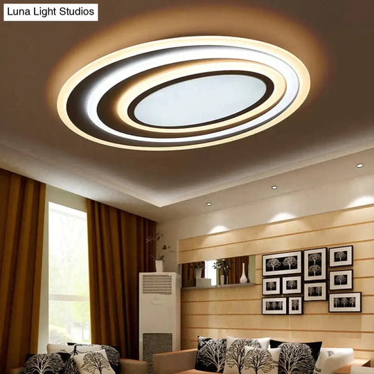 Dimming+Remote Control Modern Led Ceiling Lights For Living Room Bedroom 3 Color Temperature New