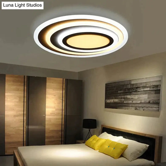 Dimming+Remote Control Modern Led Ceiling Lights For Living Room Bedroom 3 Color Temperature New