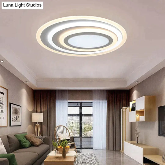 Dimming + Remote Control Modern Led Ceiling Lights For Living Room Bedroom 3 Color Temperature New