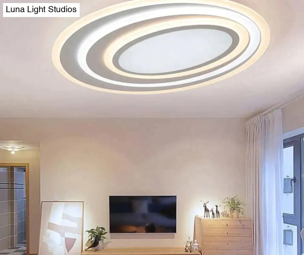 Dimming + Remote Control Modern Led Ceiling Lights For Living Room Bedroom 3 Color Temperature New