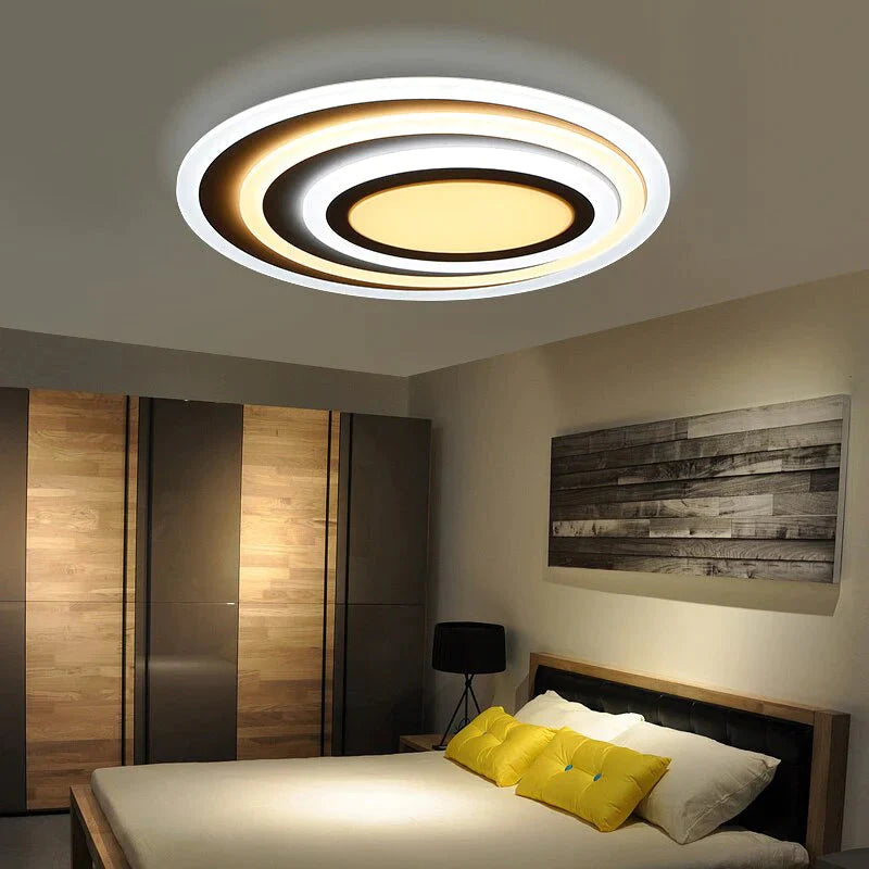 Dimming+Remote Control Modern Led Ceiling Lights For Living Room Bedroom 3 Color Temperature New Design Ceiling Lamp Fixtures