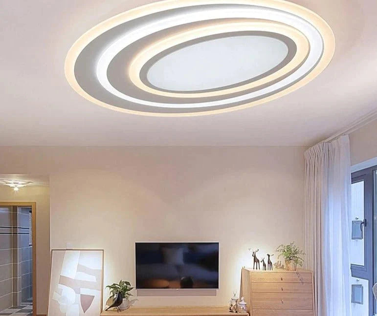 Dimming+Remote Control Modern Led Ceiling Lights For Living Room Bedroom 3 Color Temperature New Design Ceiling Lamp Fixtures