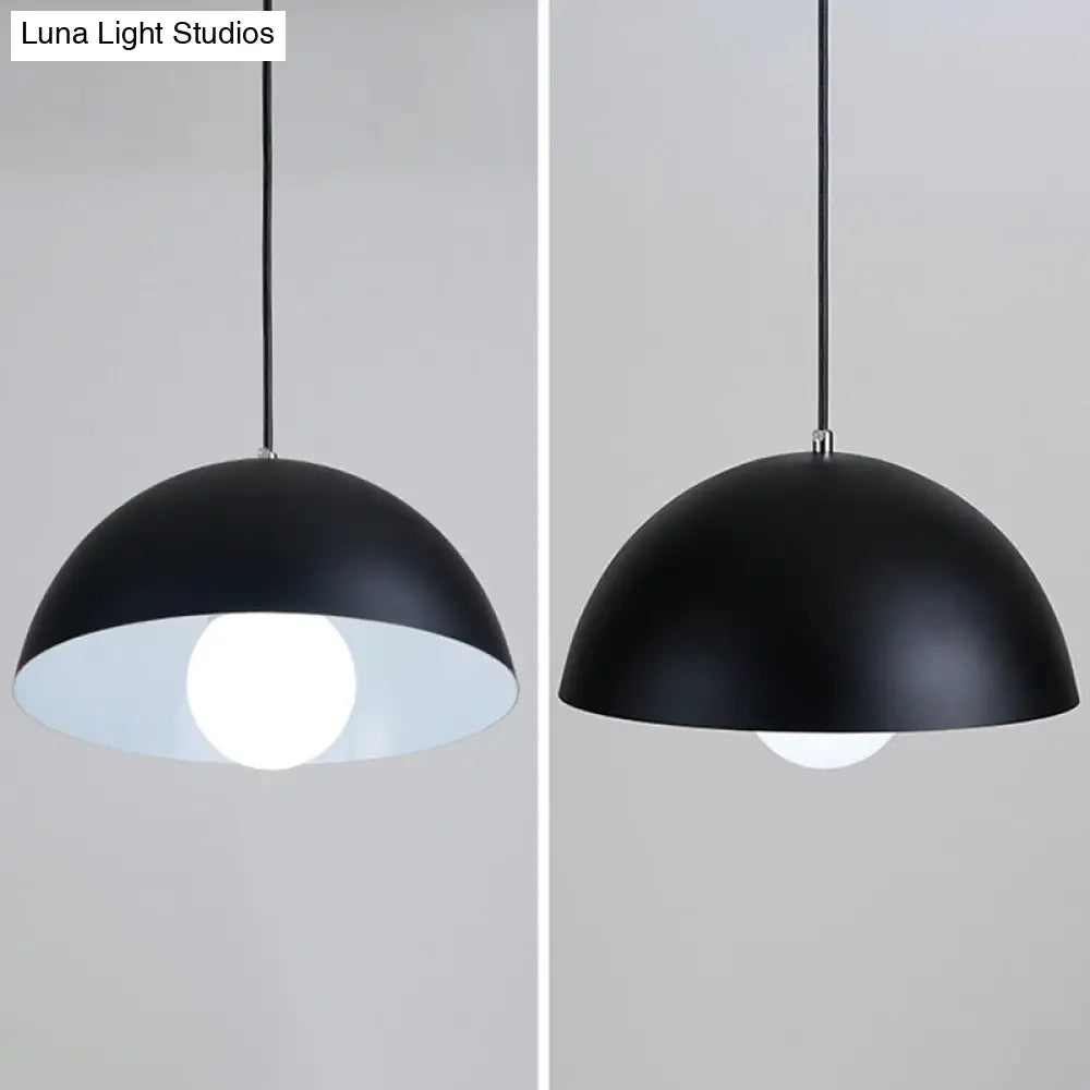 Dome Pendant Ceiling Light – Modern Metal Design With 1 Ideal For Restaurant